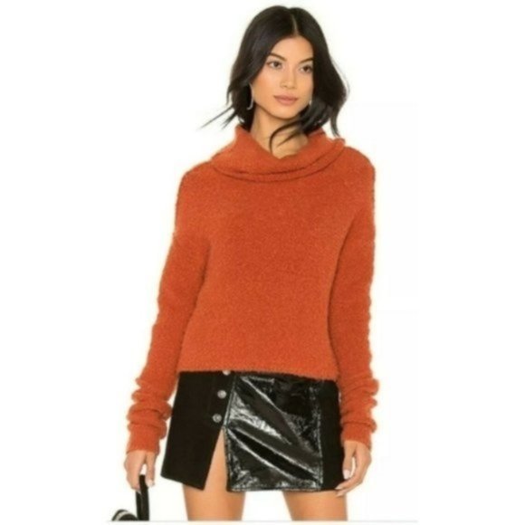 Free People Stormy Pullover, Brown, Size L - Picture 1 of 8